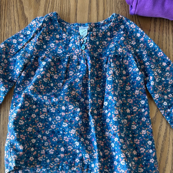 Girls' Winter Bundle - Plaid, Floral, Leopard, and Purple - Picture 3 of 5